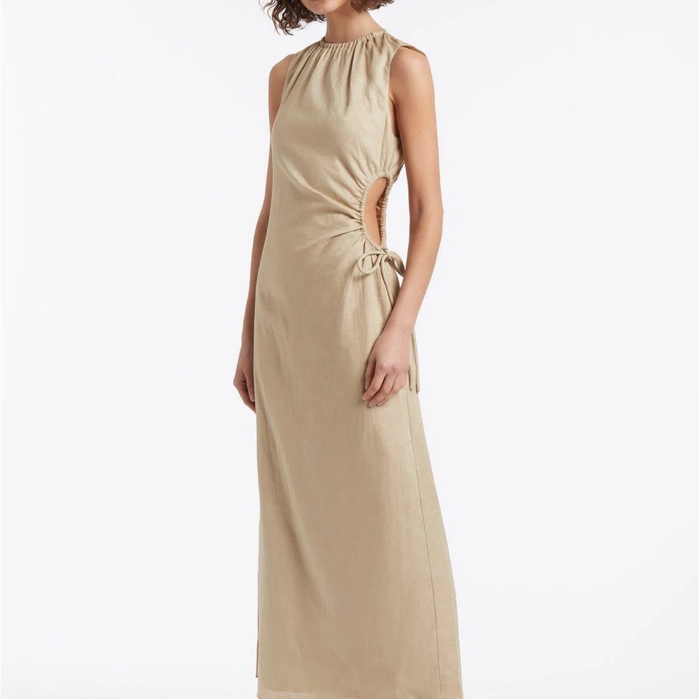 SIR the Label Blanche Cut Out Dress